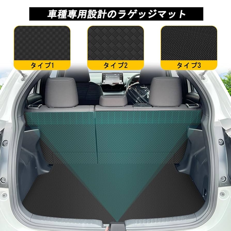 ヤリス　フロア+トランクマット トヨタ 新型 ヤリス YARIS フロアマット+ラゲッジマット